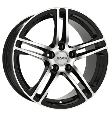 pneumatiky - 8x18 5x112 ET45 sportivewheels 490 schwarz schwarz poliert INDIVIDUAL Rfky / Alu Jahreswagen ABSENCE pneu