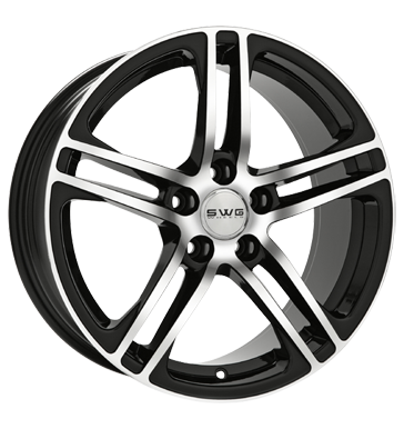 pneumatiky - 9x20 5x112 ET35 sportivewheels 490 schwarz schwarz poliert Hamann Rfky / Alu Single Arm zimn pneu b2b