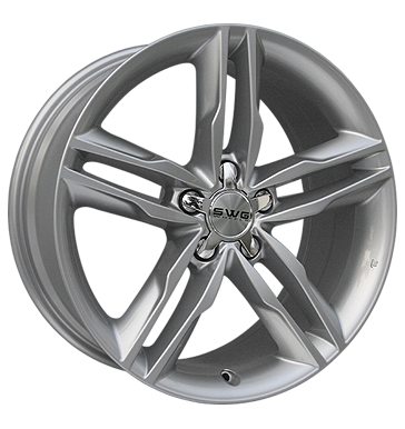 pneumatiky - 8.5x19 5x112 ET45 sportivewheels 555 silber hyper silver nemrznouc smes Rfky / Alu Momo celogumov pneu b2b