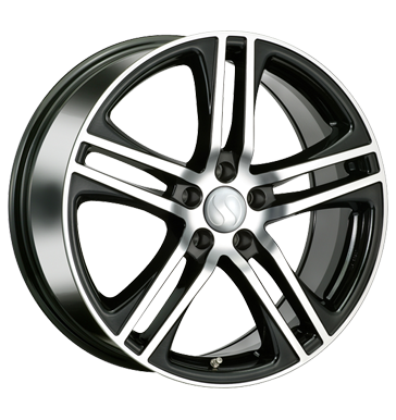 pneumatiky - 9x20 5x120 ET45 sportivewheels RE01 schwarz schwarz poliert tesnen Rfky / Alu Lehk nkladn vozidla pln rok od 17,5 