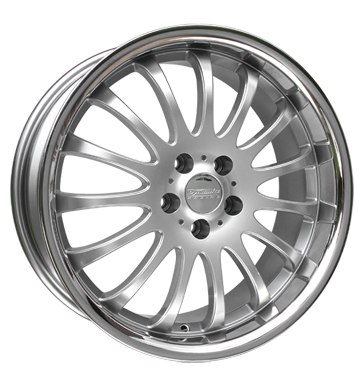 pneumatiky - 9.5x22 5x112 ET40 Team Dynamics Equinox 2 silber hi-power-silver + Edelstahlb. Auto-Tuning + styling Rfky / Alu Alcar tazn lana pneu