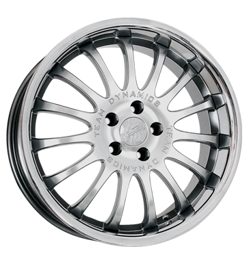 pneumatiky - 7.5x17 5x105 ET45 Team Dynamics Equinox silber hi-power-silver + Edelstahlb. extender ventil / drzk Rfky / Alu rucn nrad cel rok Prodejce pneumatk