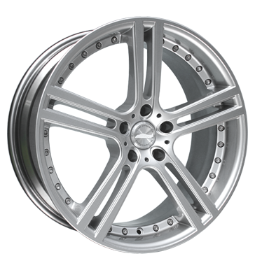 pneumatiky - 8.5x19 5x120 ET45 Team Dynamics Le Mans silber hi-power-silver auto havarijn kola Rfky / Alu montzn nrad sapont pneu