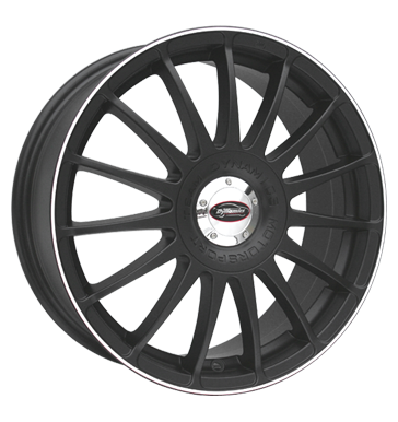 pneumatiky - 7x17 4x100 ET15 Team Dynamics Monza RS schwarz racing-black + Felgenhorn weiY kolobezka Rfky / Alu Barracuda viditelnost Hlinkov disky