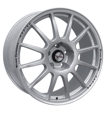 pneumatiky - 7.5x17 5x110 ET37 Team Dynamics Pro Race silber silber lackiert automobilov sady Rfky / Alu Opel autokosmetiky disky