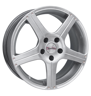 pneumatiky - 8x18 5x100 ET35 Team Dynamics RVR II silber hochglanz poliert Konstrukcn lampy Svetla Rfky / Alu Offroad lto od 17,5 