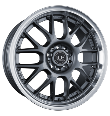 pneumatiky - 7x17 4x108 ET40 TEC Speedwheels AR 1 grau / anthrazit gun metal Hornpoliert Rdc nprava odpruzen Rfky / Alu Letn Total kola ALU Chafers: Motocykl Autoprodejce