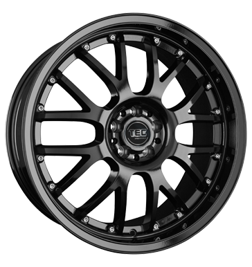 pneumatiky - 8.5x19 5x112 ET45 TEC Speedwheels AR 1 schwarz glossy black nemrznouc smes Rfky / Alu auta v zime replika pneumatiky