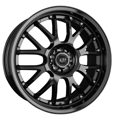 pneumatiky - 8x18 5x100 ET35 TEC Speedwheels AR 1 schwarz glossy black prves Rfky / Alu pce o pneumatiky Alutec pneu b2b