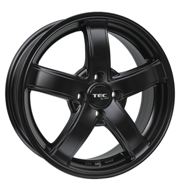 pneumatiky - 6.5x16 4x100 ET45 TEC Speedwheels AS1 schwarz schwarz seidenmatt vfuk Rfky / Alu Lehk nkladn automobil v zime automobilov sady disky