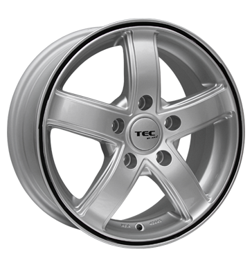 pneumatiky - 6.5x15 5x114.3 ET45 TEC Speedwheels AS1 silber kristall-silber mit schwarzem Ring Prizpusoben & Performance Rfky / Alu diskrtne korunn princ Velkoobchod