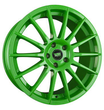 pneumatiky - 8x18 5x112 ET35 TEC Speedwheels AS2 grün race light-green Slevy Rfky / Alu kufr Tray Tube: zklopky Autodlna