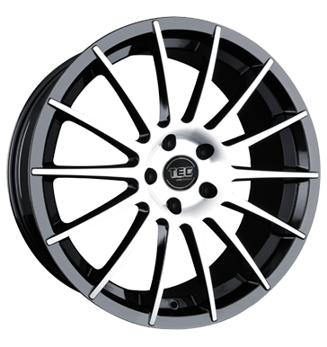 pneumatiky - 7.5x17 5x100 ET38 TEC Speedwheels AS2 schwarz schwarz poliert montzn nrad Rfky / Alu Lorinser neprirazen kategorie produktu pneumatiky