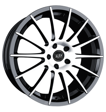 pneumatiky - 8.5x19 5x120 ET40 TEC Speedwheels AS2 schwarz schwarz poliert nepromokav odev Rfky / Alu Moped a mopedu dly Rial pneumatiky