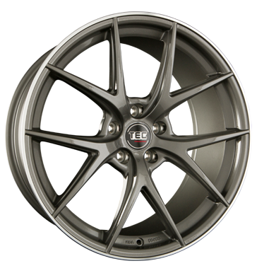 pneumatiky - 8x18 5x108 ET45 TEC Speedwheels GT 6 grau / anthrazit gun metal Hornpoliert brzdov kapalina Rfky / Alu MERCEDES BENZ skladovac boxy pneumatiky