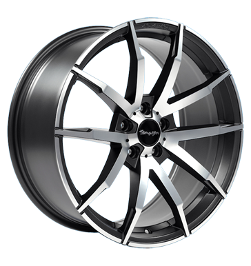 pneumatiky - 8.5x18 5x112 ET30 Tomason TN10 grau / anthrazit gun metal polish nhradn dly auto trailer Rfky / Alu Momo denn pneus