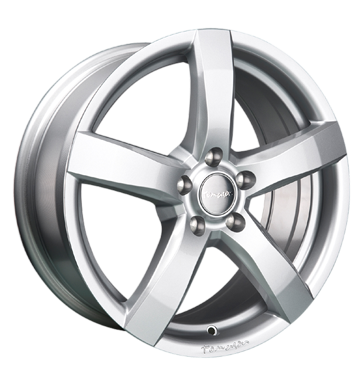 pneumatiky - 7.5x17 5x108 ET48 Tomason TN11 silber silber lackiert prejezdy Rfky / Alu Opel Kerscher pneumatiky