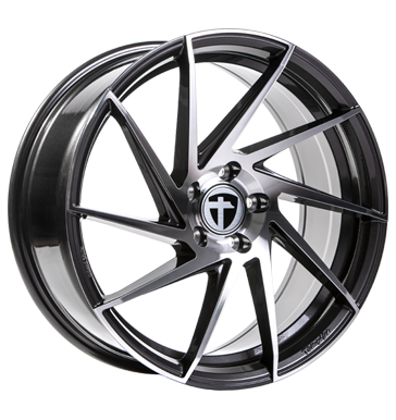 pneumatiky - 8.5x20 5x114.3 ET40 Tomason TN17L grau / anthrazit titanium diamand polished Rim luzka (nhradn dly) Rfky / Alu nosic kol Lehk nkladn vuz cel rok disky