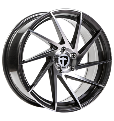 pneumatiky - 8x18 5x114.3 ET40 Tomason TN17R grau / anthrazit titanium diamand polished Chiptuning + Motor Tuning Rfky / Alu Proline Kola csti tela Hlinkov disky
