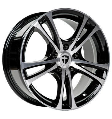 pneumatiky - 7x16 5x112 ET42 Tomason Easy schwarz schwarz poliert kmh-Wheels Rfky / Alu hardtops Offroad letn pneus