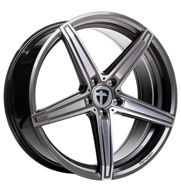 pneumatiky - 8.5x20 5x108 ET45 Tomason TN20 grau / anthrazit titanium diamand polished Alustar Rfky / Alu BRABUS Alutec pneu b2b