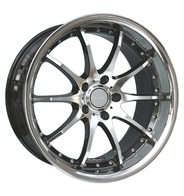 pneumatiky - 8.5x19 5x120 ET15 Tomason TN8 schwarz hyperblack diamant poliert + Edelstahlb. automobilov sady Rfky / Alu Kola / ocel Offroad Zimn 17.5 