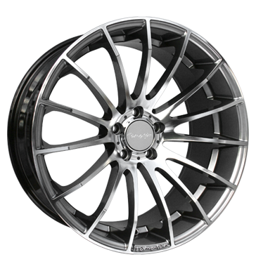 pneumatiky - 9.5x19 5x120 ET15 Tomason TN9 schwarz hyperblack diamant poliert Kabely a konektory Rfky / Alu rucn vozk truck ventil Prodejce pneumatk