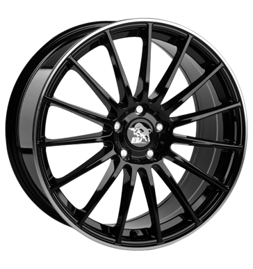 pneumatiky - 7.5x17 5x112 ET35 Ultra Wheels Speed schwarz black rim polished Hartge Rfky / Alu Drkov / Kosile kapaliny pneu