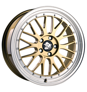pneumatiky - 8.5x18 5x108 ET42 Ultra Wheels Le Mans gold gold odpadn olej Rfky / Alu Lehk nkladn automobil v zime Barracuda pneumatiky