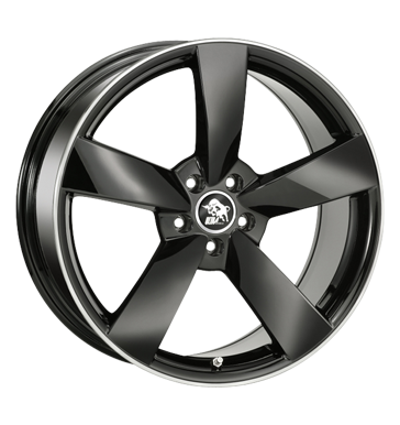 pneumatiky - 8x18 5x112 ET45 Ultra Wheels Rotor schwarz black rim polished Baro Rfky / Alu Svetla + Lights kompletnch systmu pneu