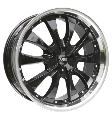 pneumatiky - 9.5x19 5x112 ET40 US Alloys Indianapolis schwarz schwarz-poliert renault Rfky / Alu Offroad Mud Terrain G-KOLO pneus