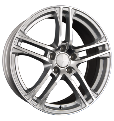 pneumatiky - 8x18 5x112 ET45 Wheelworld WH10 silber arktic silber lackiert Stars 2 roky Rfky / Alu Sportovn vfuky Ecanto Predaj pneumatk