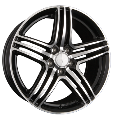 pneumatiky - 7.5x17 5x112 ET37 Wheelworld WH12 schwarz schwarz hochglanz poliert Leichtkraftrad dly Rfky / Alu motocykl Cross KOLA Autoprodejce