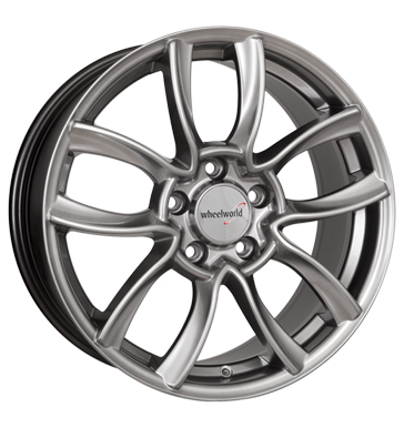 pneumatiky - 8.5x19 5x130 ET54 Wheelworld WH14 grau / anthrazit effectglanz anthrazit lackiert Lehk nkladn auto lto od 17,5 