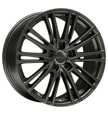 pneumatiky - 9x20 5x112 ET33 Wheelworld WH18 grau / anthrazit dark gunmetal lackiert nstroj ventil Rfky / Alu Konzole + drzk VOLKSWAGEN Autodlna