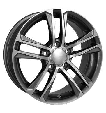 pneumatiky - 7.5x16 5x112 ET35 Wheelworld WH19 grau / anthrazit daytona grau hochglanzpoliert regly pneumatik Rfky / Alu ALCOA Magnetto KOLA disky