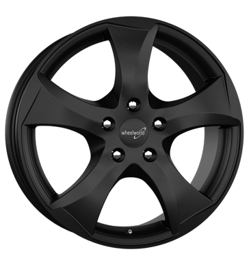 pneumatiky - 6.5x16 5x108 ET50 Wheelworld WH22 schwarz schwarz matt Drkov / Kosile Rfky / Alu Soundboards + adaptr krouzky Opel trhovisko