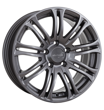 pneumatiky - 7.5x17 5x120 ET35 Wheelworld WH23 grau / anthrazit daytona grau auto havarijn kola Rfky / Alu sapont Konzole + drzk pneumatiky