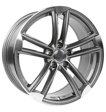 pneumatiky - 8x18 5x112 ET35 Wheelworld WH27 grau / anthrazit daytona grau hochglanzpoliert snehov retezy Rfky / Alu Truck cel rok Truck lto od 17,5 