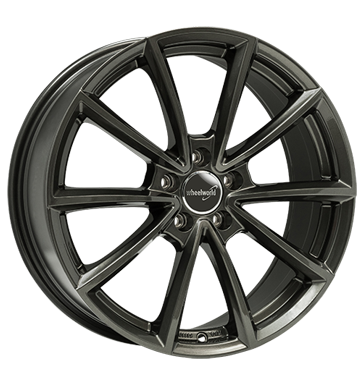 pneumatiky - 8x18 5x114.3 ET45 Wheelworld WH28 grau / anthrazit dark gunmetal lackiert KOLA Rfky / Alu Sdrad G-KOLO Hlinkov disky