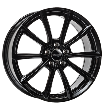 pneumatiky - 7.5x17 5x120 ET35 Wheelworld WH28 schwarz schwarz glanz lackiert Diablo Rfky / Alu Motorsport Test-kategorie 2 disky