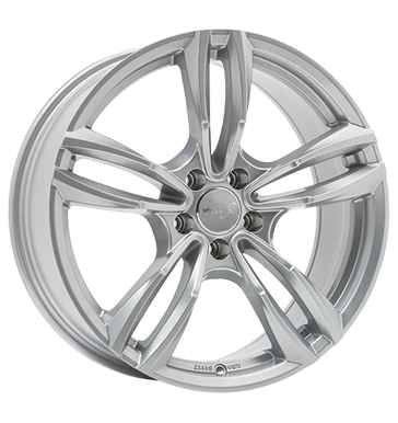pneumatiky - 8x18 5x120 ET34 Wheelworld WH29 silber racesilber lackiert Stresn nosic + stresn boxy Rfky / Alu nemrznouc smes Zimn kompletn kola (ocel) Hlinkov disky