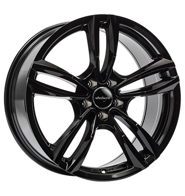 pneumatiky - 7.5x17 5x112 ET54 Wheelworld WH29 schwarz schwarz glanz lackiert AZEV Rfky / Alu Leichtkraftrad dly systm pneu