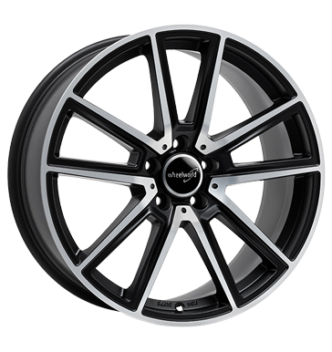 pneumatiky - 8.5x19 5x112 ET45 Wheelworld WH30 schwarz schwarz matt poliert COM 4 KOLA Rfky / Alu tesnen kapaliny trhovisko