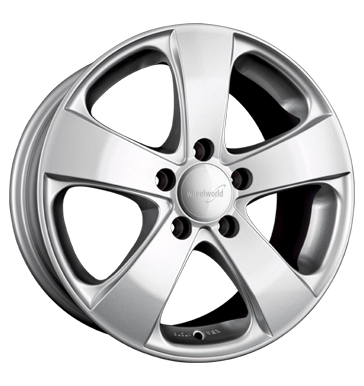 pneumatiky - 7.5x16 5x112 ET35 Wheelworld WH5 silber metallic silber Cromodora Rfky / Alu brzdov dly samolepc zvaz disky