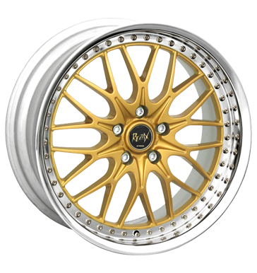pneumatiky - 8.5x18 5x120 ET32 Work Rezax II gold gold centrovn Rfky / Alu viditelnost Drkov / Kosile pneus