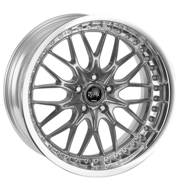 pneumatiky - 7.5x18 4x100 ET39 Work Rezax II RFF schwarz burning black Pce o automobil + drzba Rfky / Alu hasic prstroj Offroad Mud Terrain pneumatiky