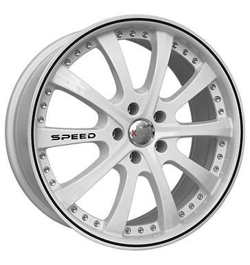 pneumatiky - 8.5x19 5x114.3 ET40 Xtra Saturna weiss weiY mit schwarz Auto Tool Karoserie Rfky / Alu Lackierwerkzeuge vzduchov filtr pneus