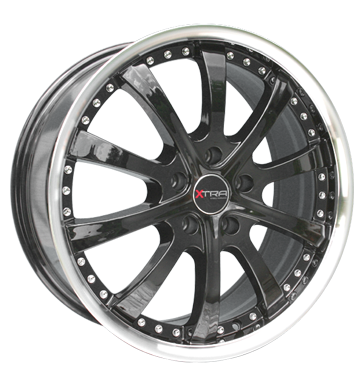 pneumatiky - 8x17 5x100 ET35 Xtra Saturna schwarz schwarz Auto-Tuning + styling Rfky / Alu Pouzdra & schovna opravu pneumatik pneumatiky